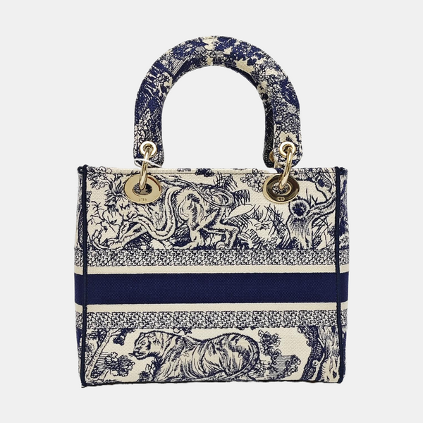 Lady D-Lite Medium Canvas Blue