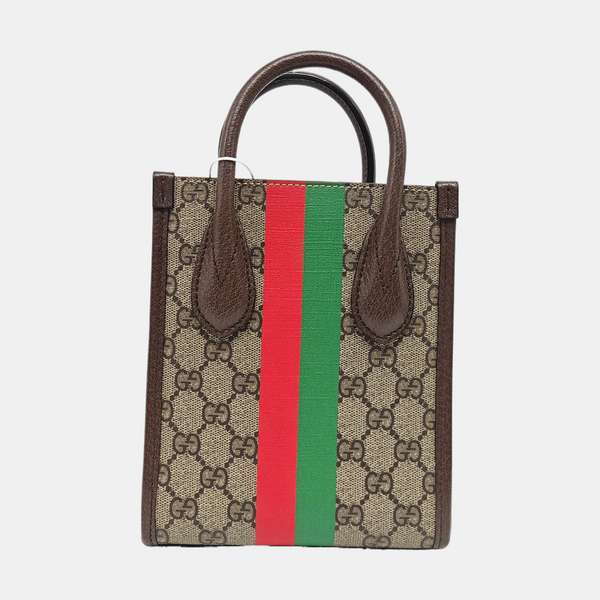 Retro Mini Monogram Coated Canvas Beige