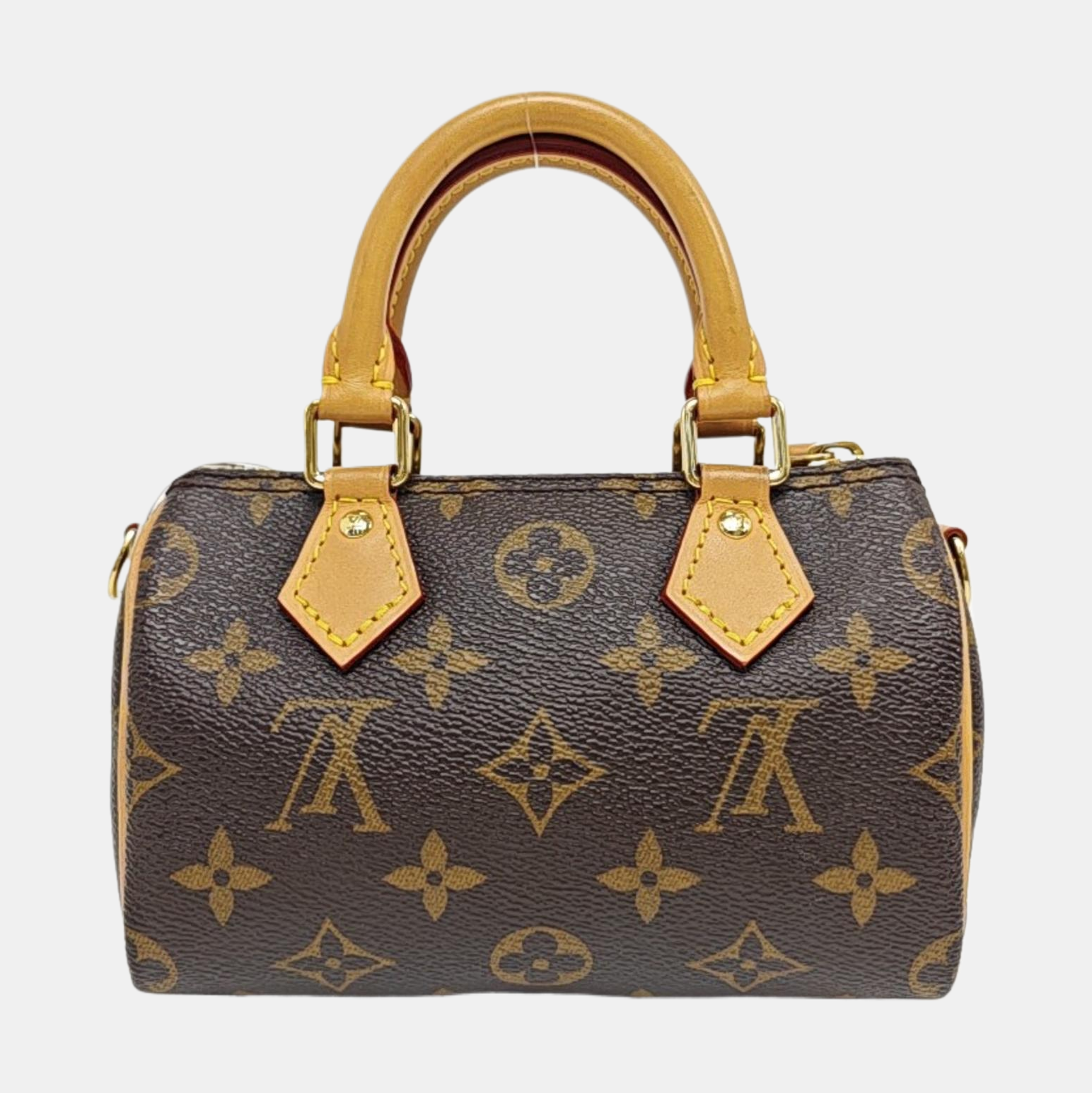 SPEEDY Nano Monogram lona revestida marrón
