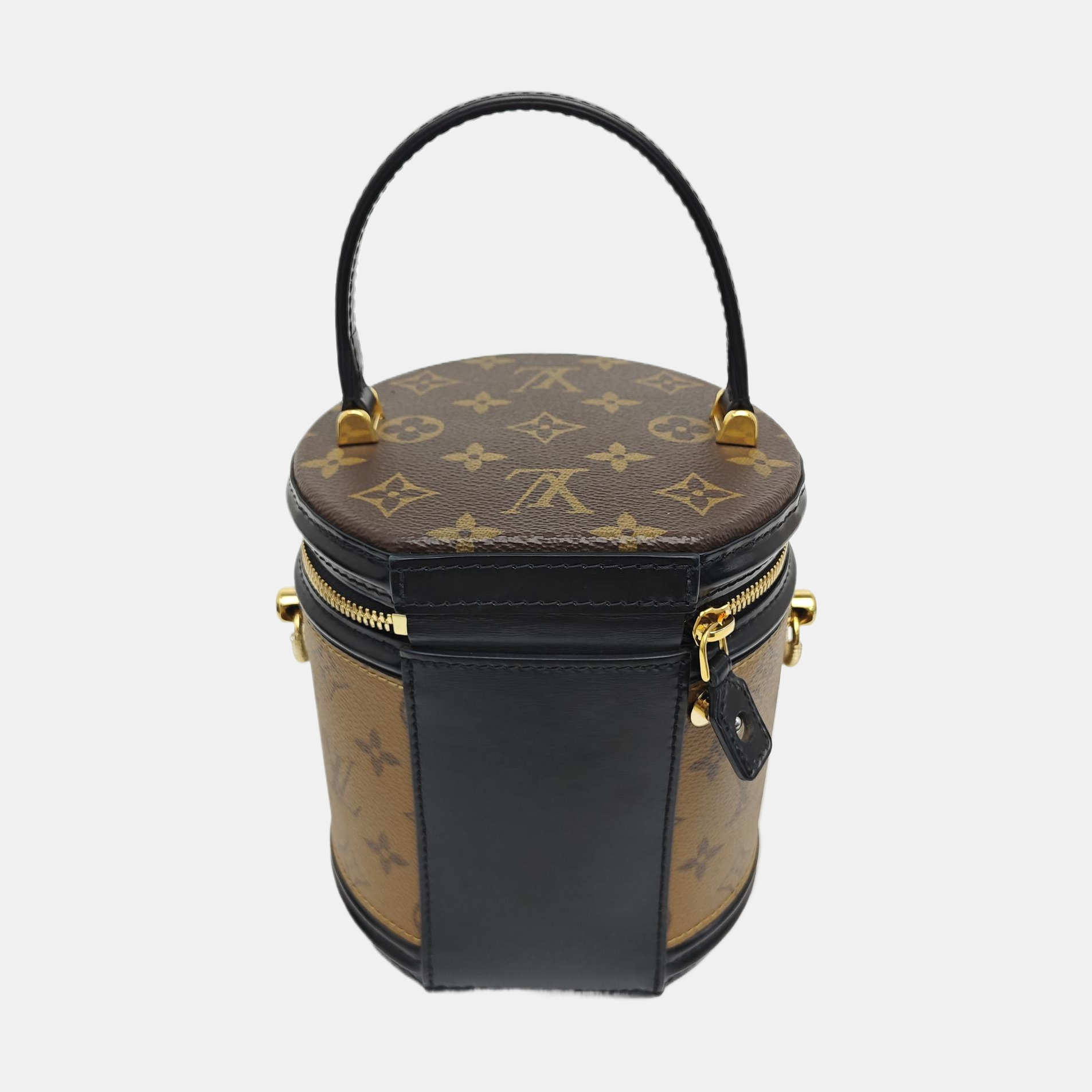 CANNES PM Monogram Coated Canvas Brown