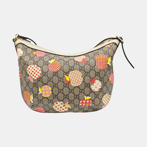 Ophidia Small Monogram Coated Canvas Beige