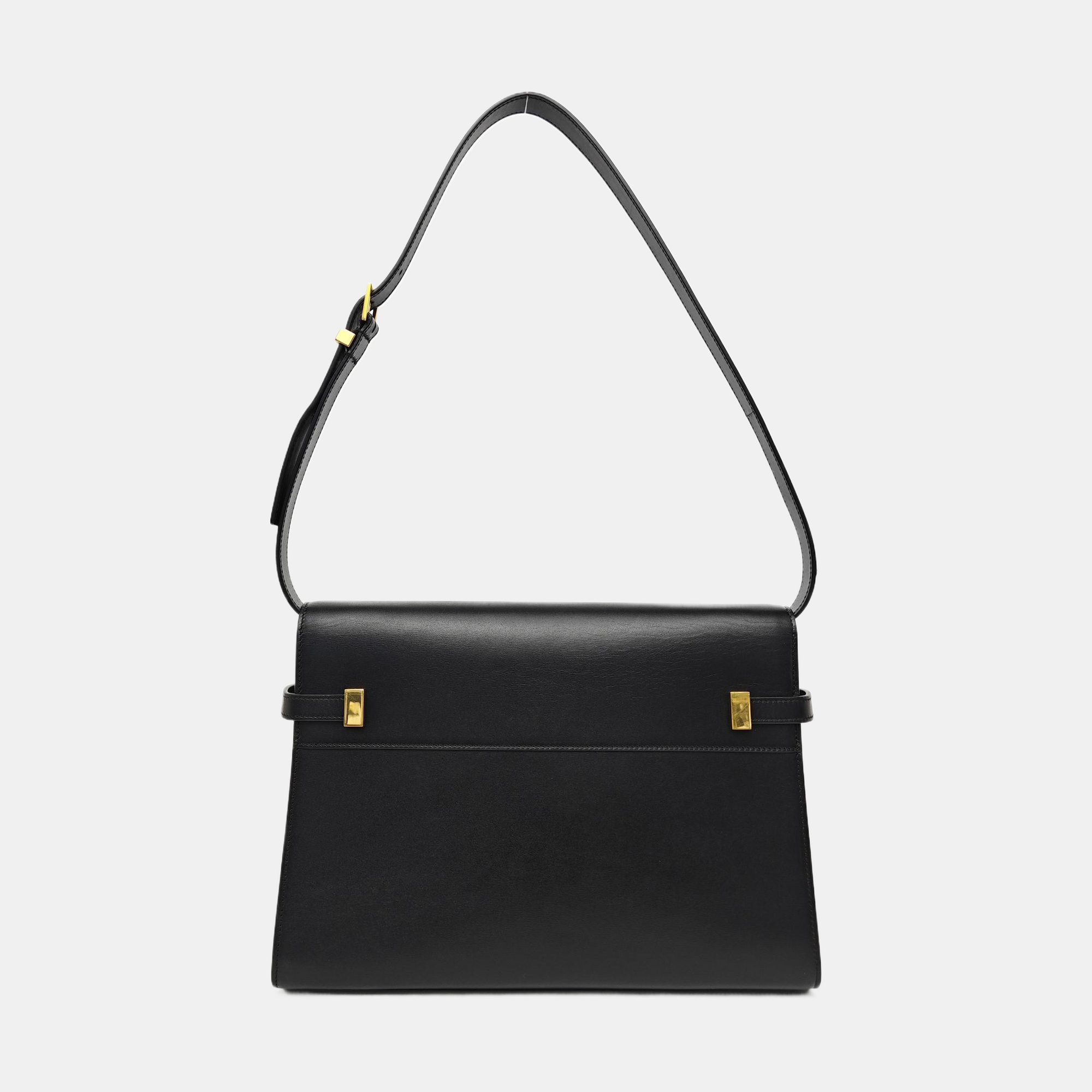 MANHATTAN Medium Calfskin Black