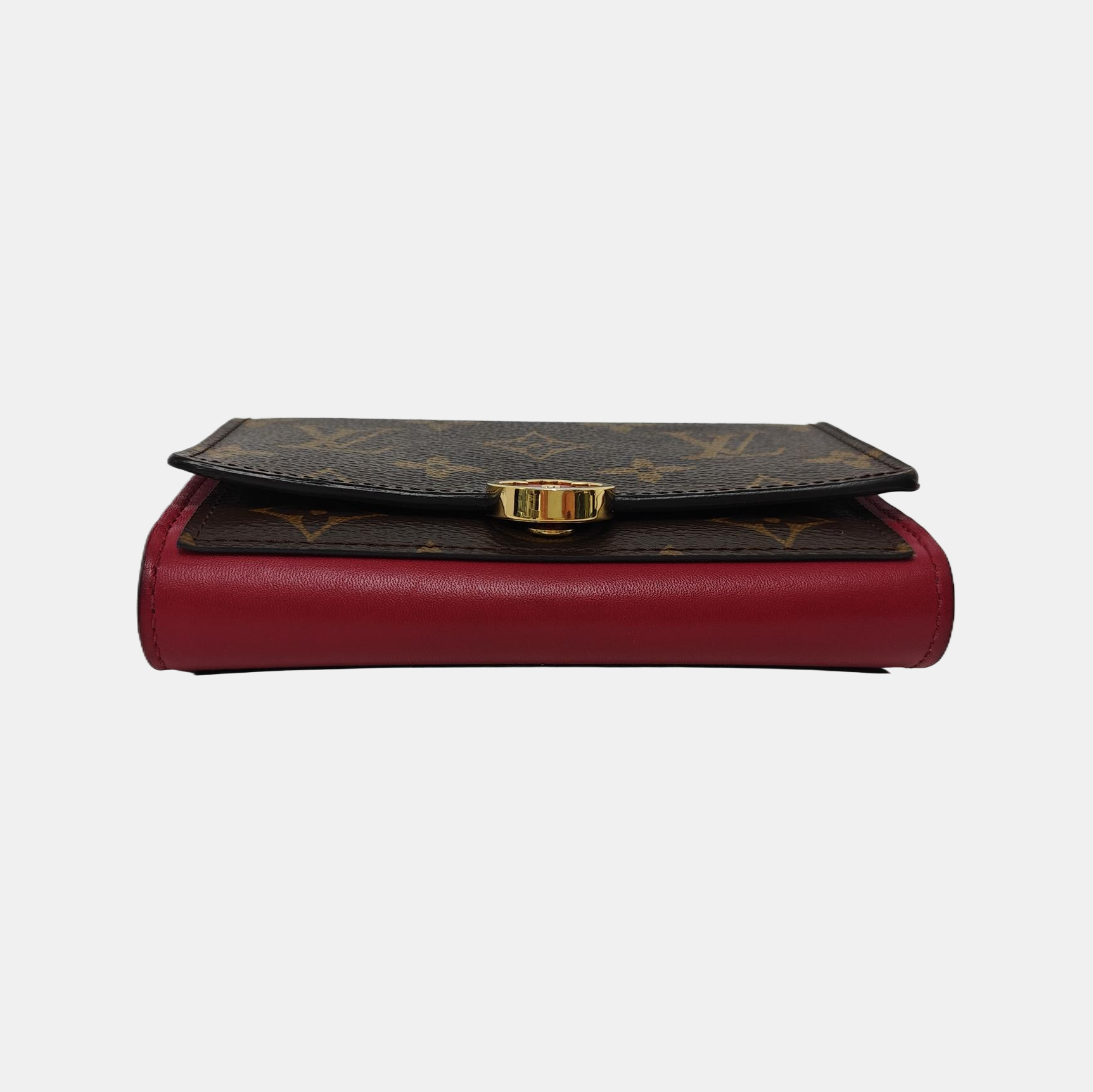 FLORE Monogram Coated Canvas Brown Wallet
