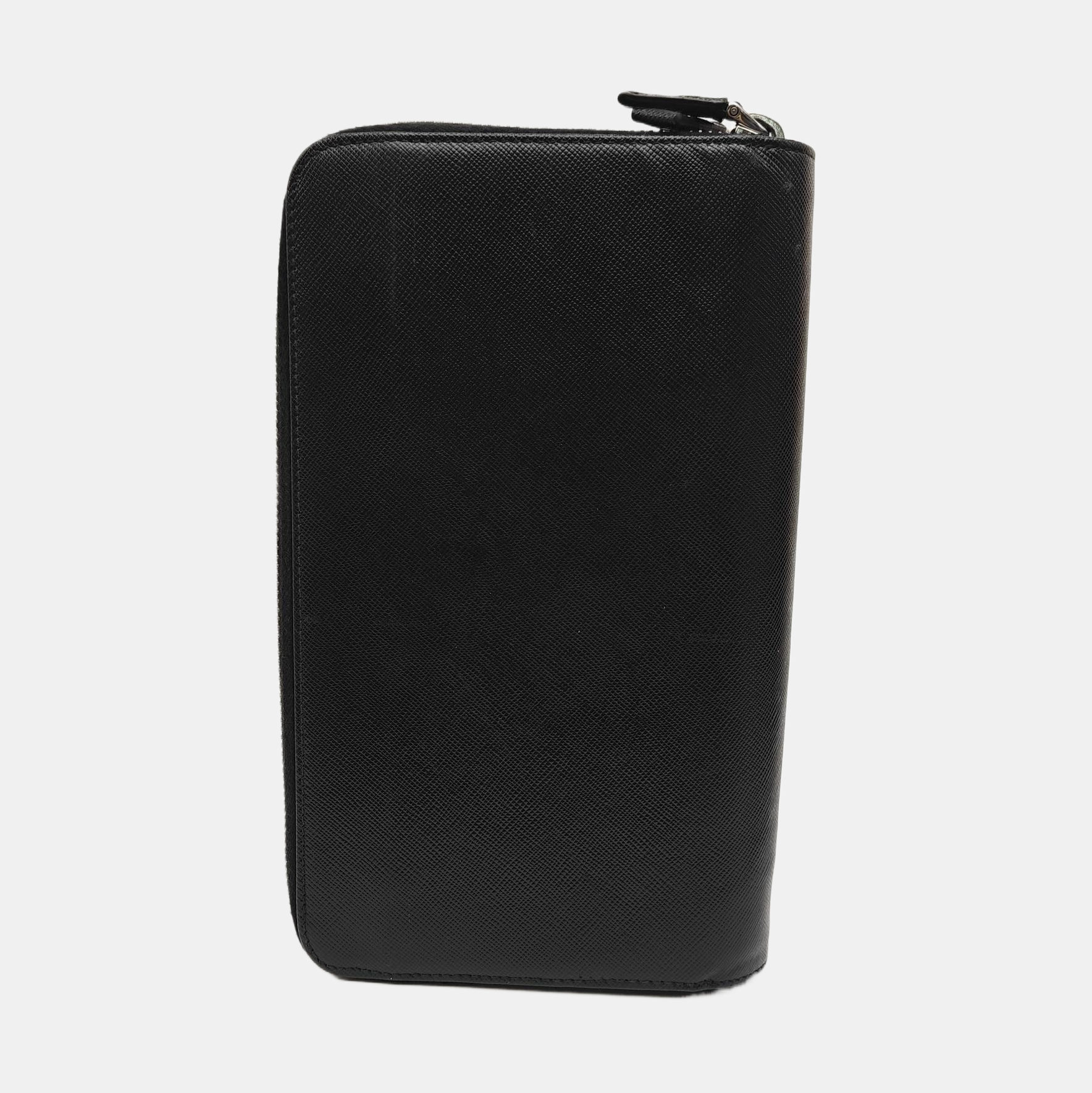 Saffiano Calfskin Clutch Black
