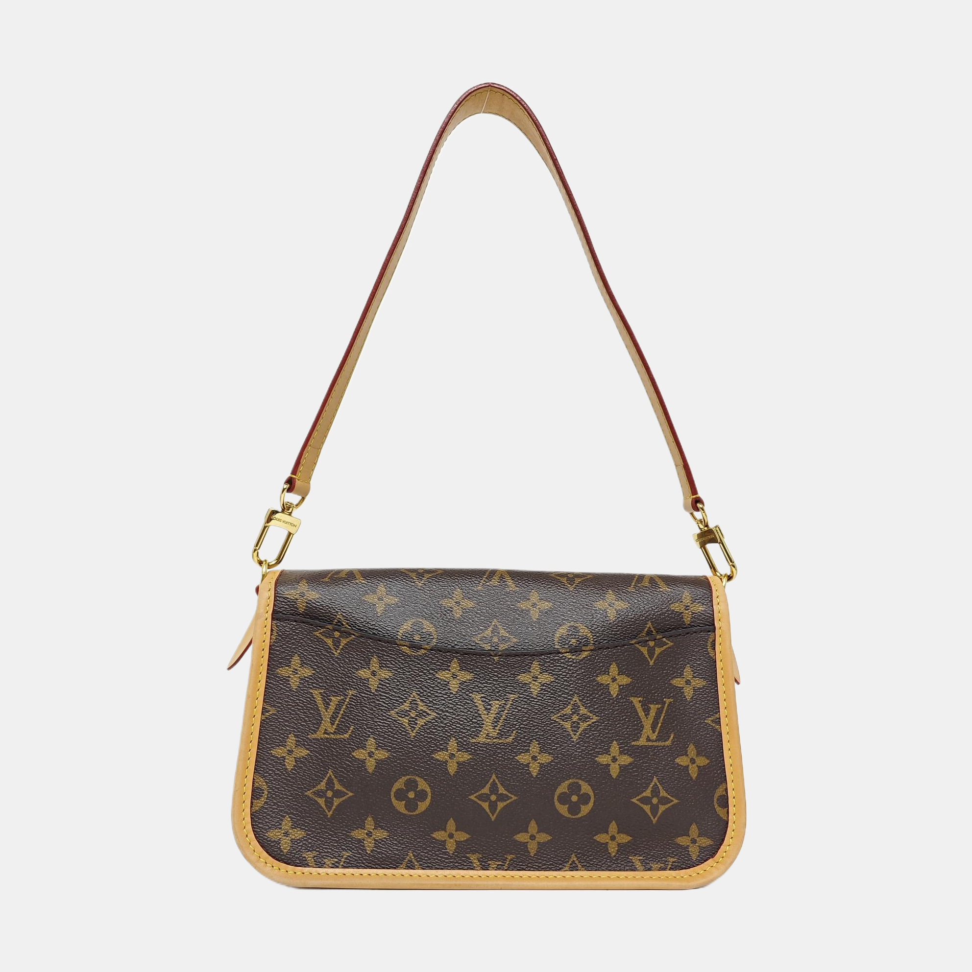 DIANE Monogram Coated Canvas Brown
