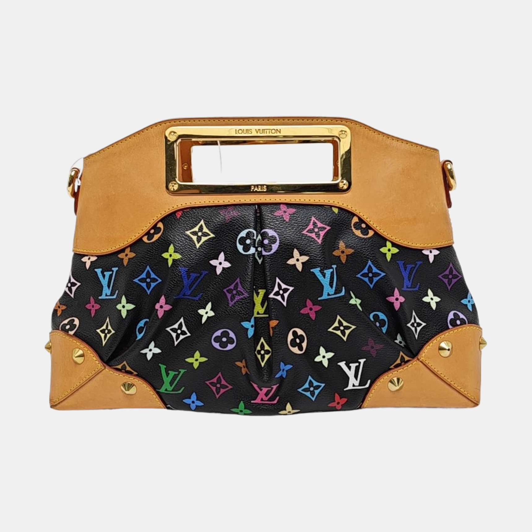 LV × TM JUDY Monogram Coated Canvas Black