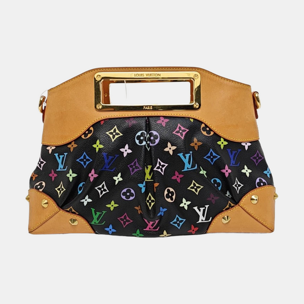 LV × TM JUDY Monogram Coated Canvas Black