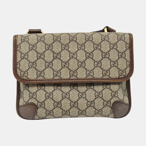 Neo Vintage Small Monogram Coated Canvas Beige