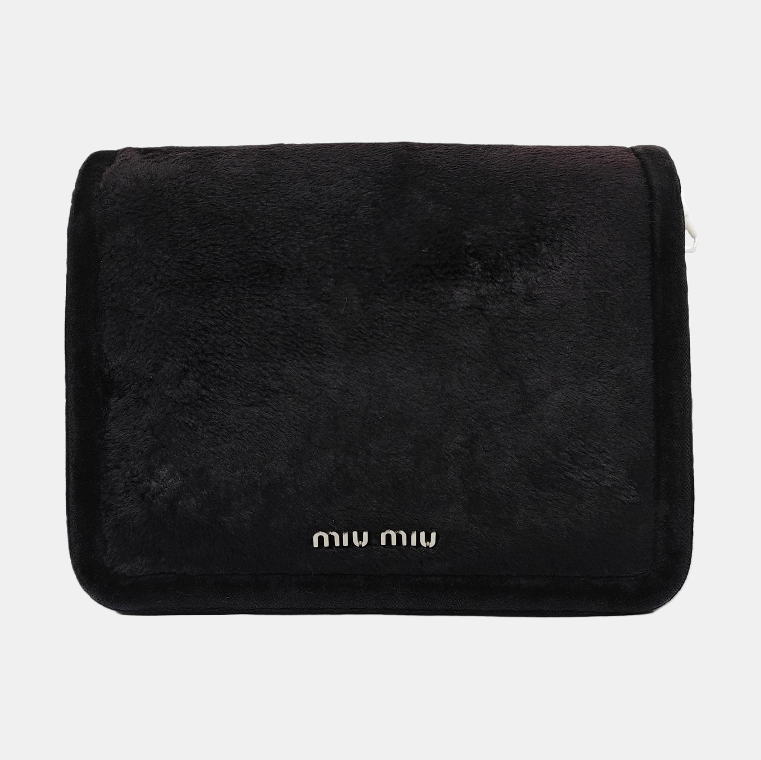 Fabric Shoulder Bag Black