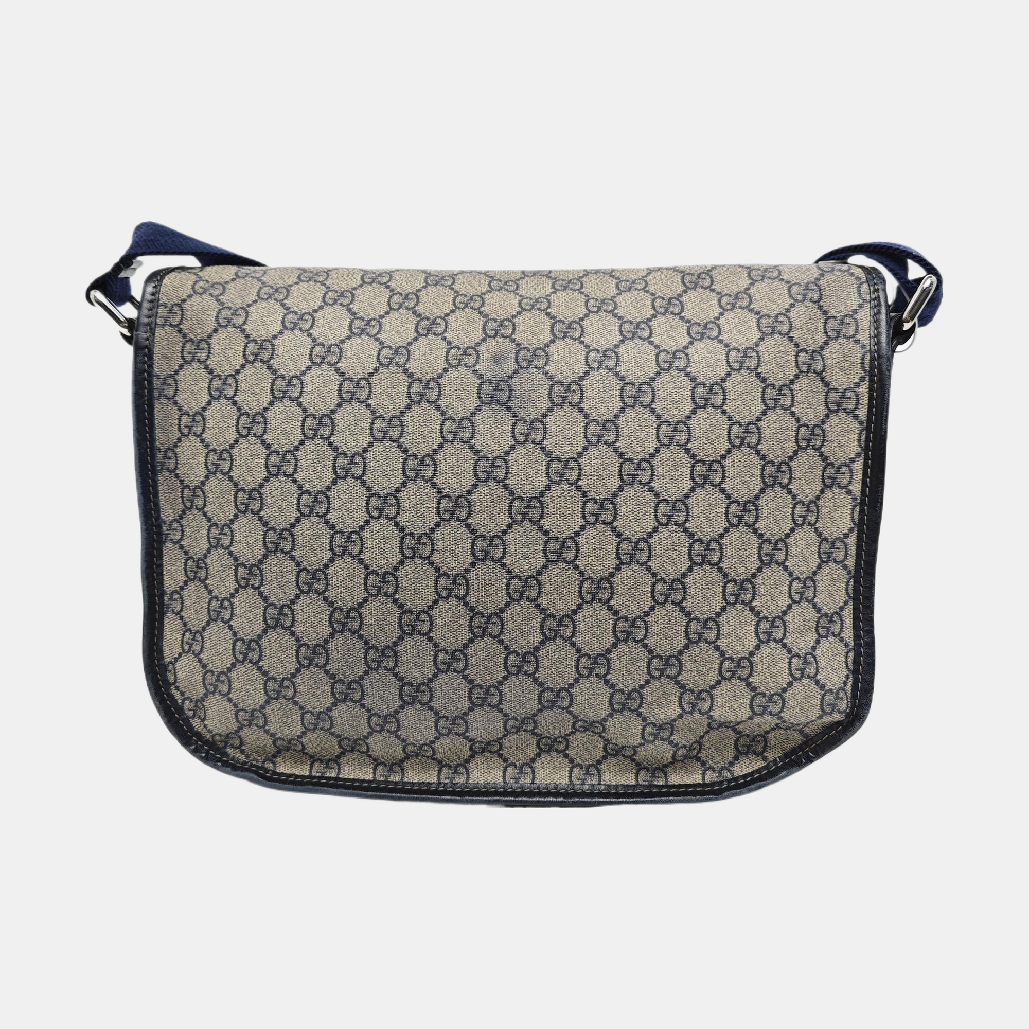 Monogram Coated Canvas Shoulder Bag Beige