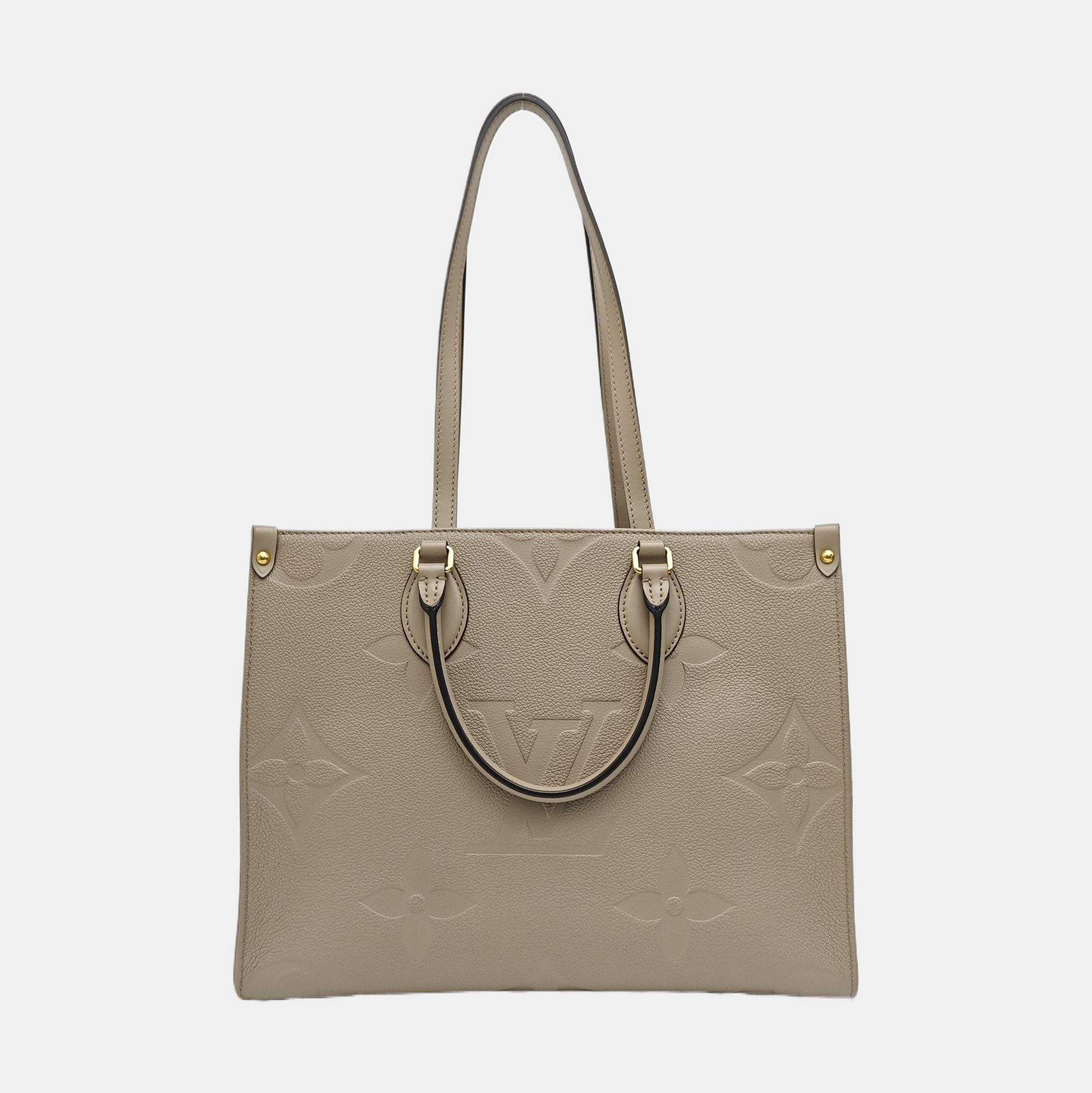 ONTHEGO MM Monogram Calfskin Gray