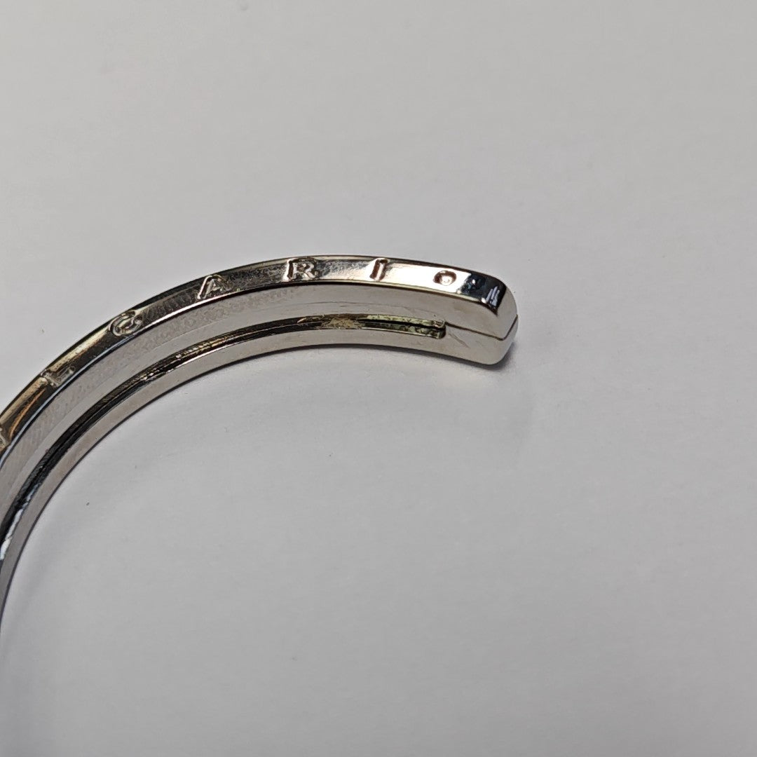 B.ZERO1 18k Rose Gold Silver Bangle
