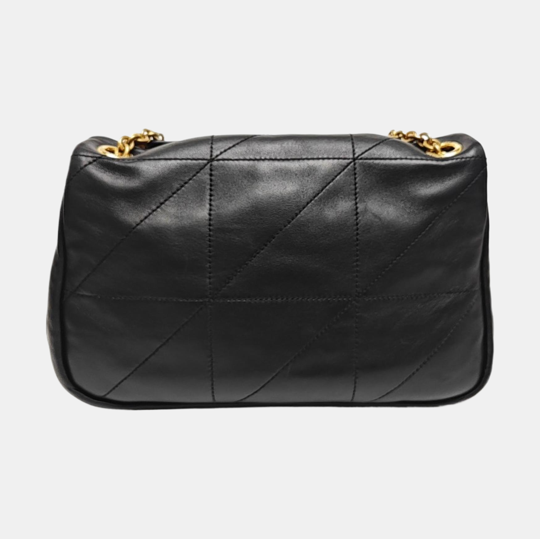 JAMIE Small Quilted Lambskin Black