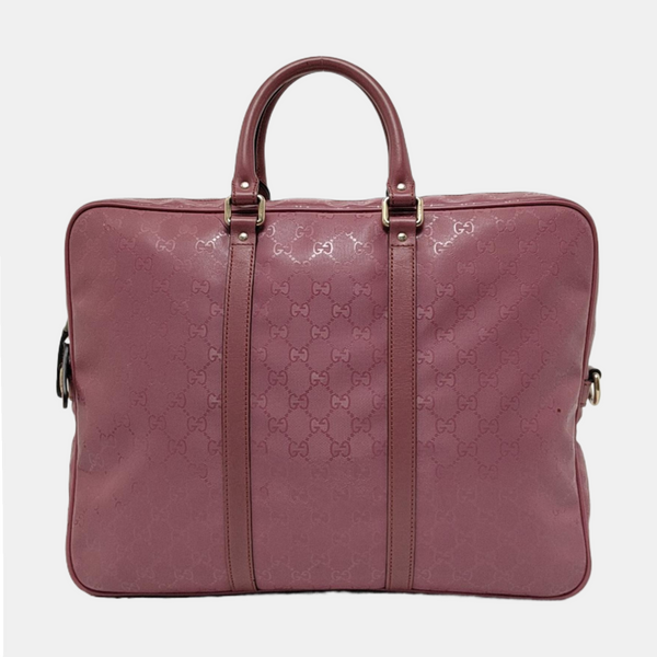 Signature Monogram Coated Canvas Pink