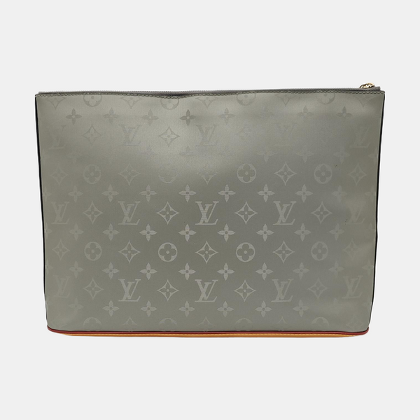 Monogram Coated Canvas Gray