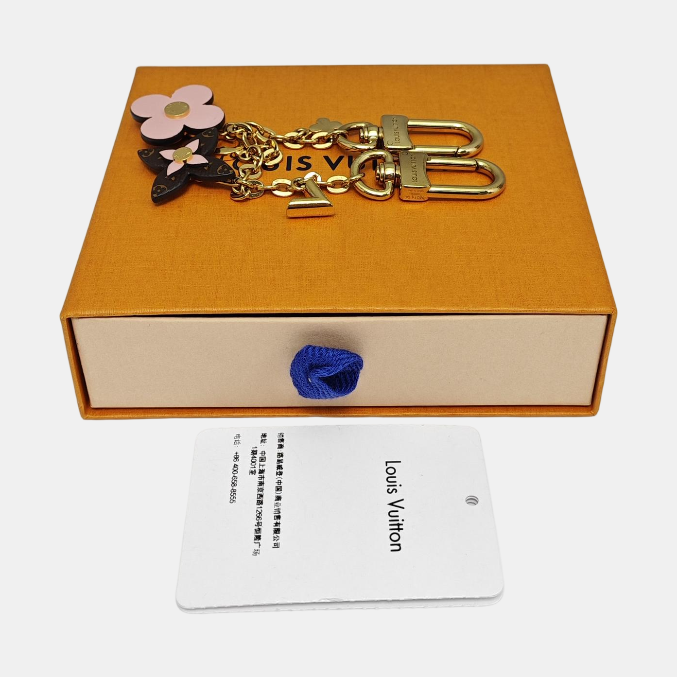 Metal Bag Charm Gold
