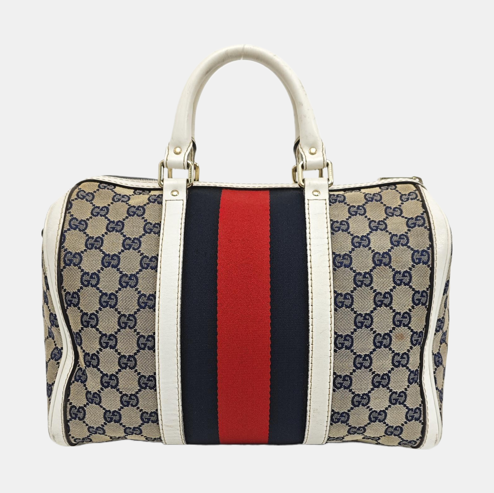 Boston Monogram Canvas Gray