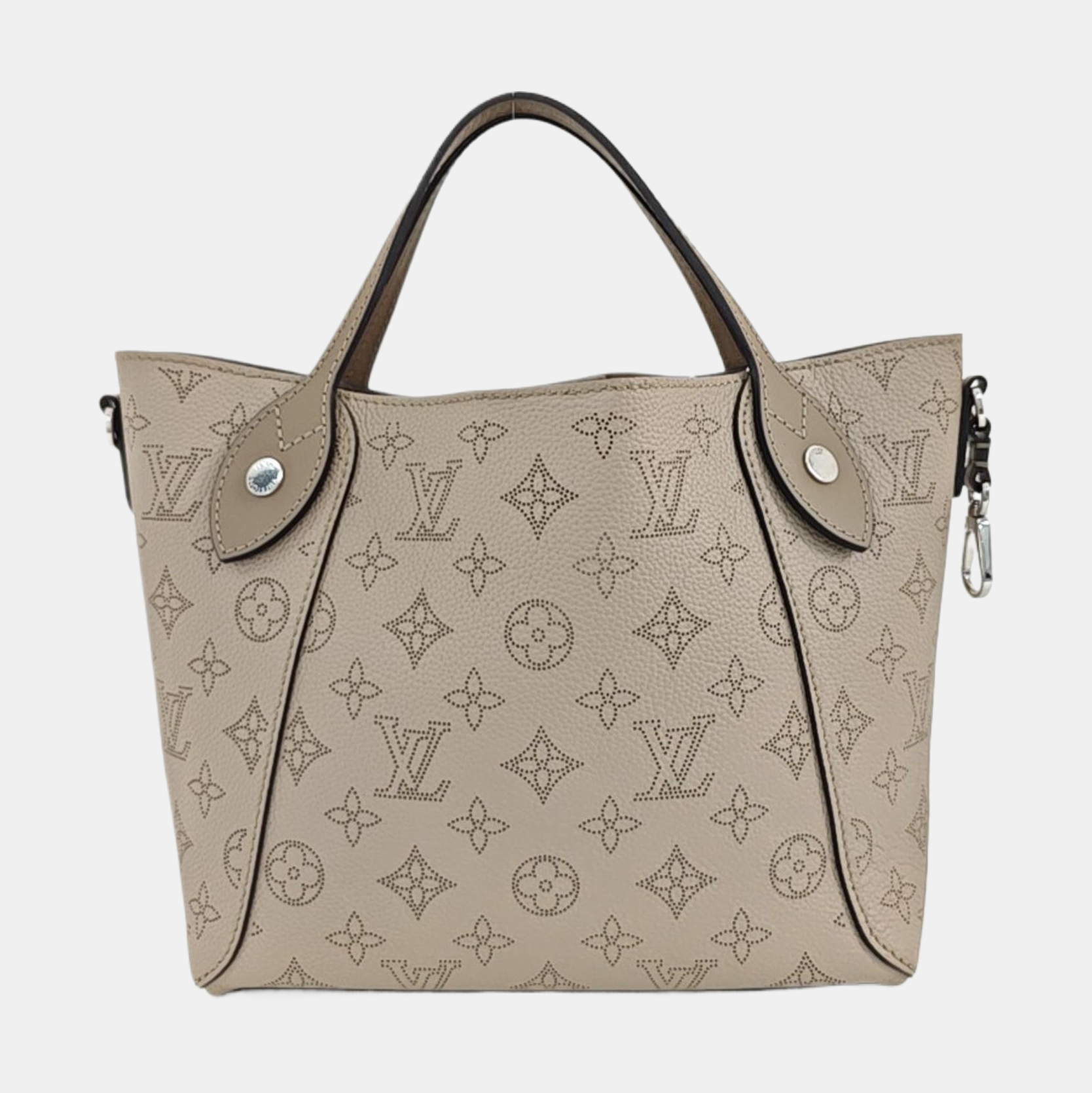 HINA PM Monogram Calfskin Gray