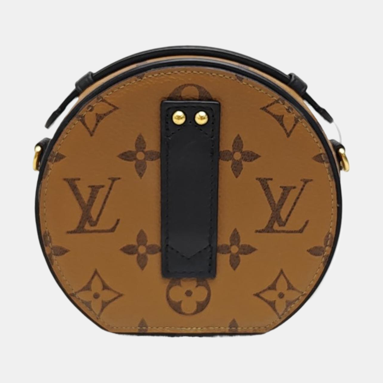 BOITE CHAPEAU Mini Monogram Coated Canvas Brown