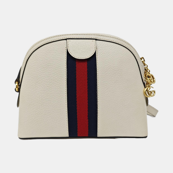 Ophidia Small Calfskin White