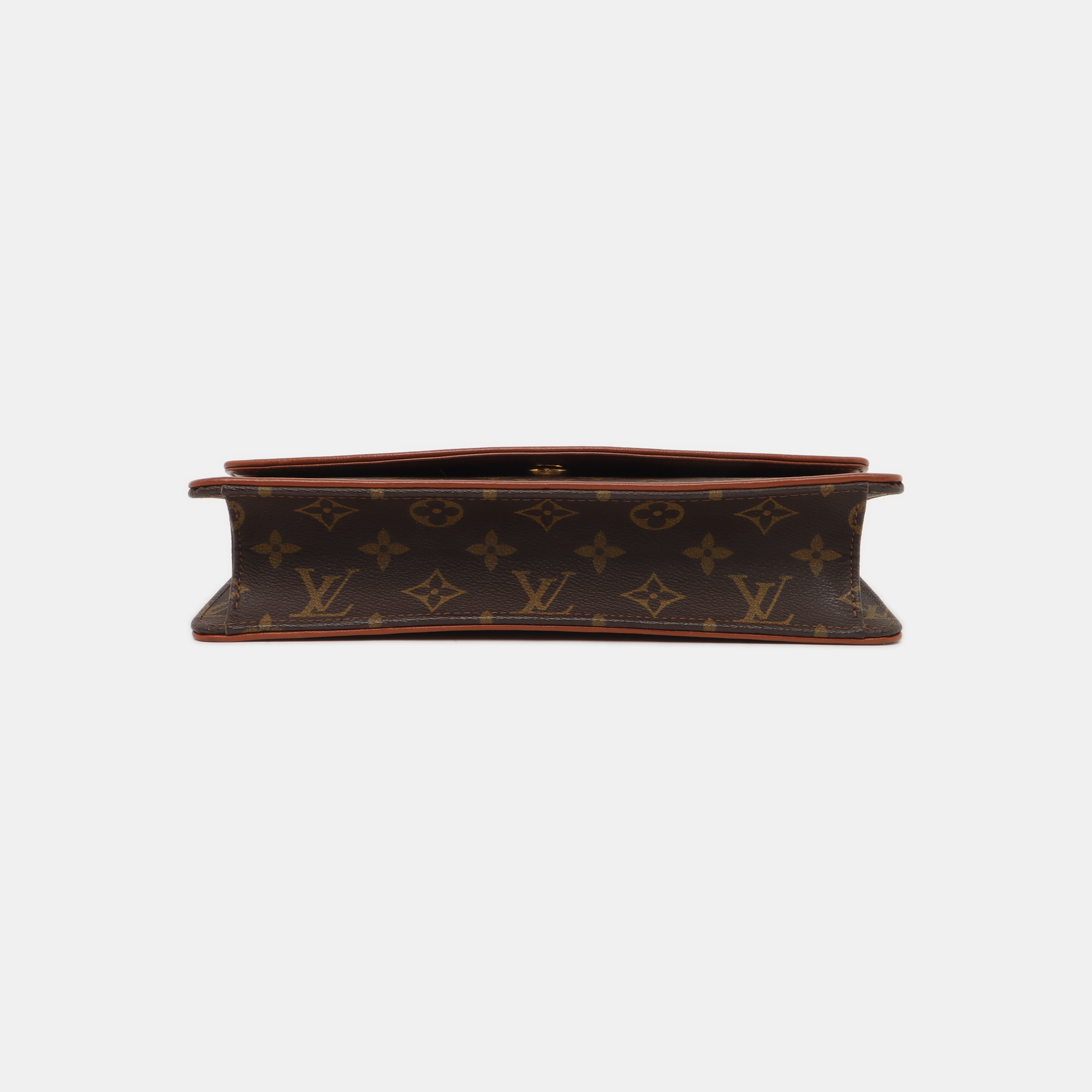 DAME Monogram Coated Canvas Brown