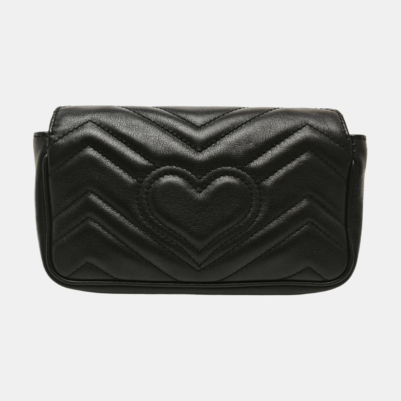 GG Marmont Mini Quilted Calfskin Black