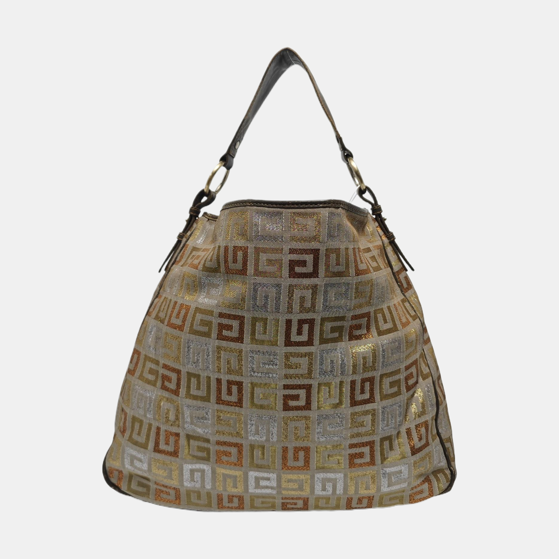 Fabric Top Handle Bag Multicolor