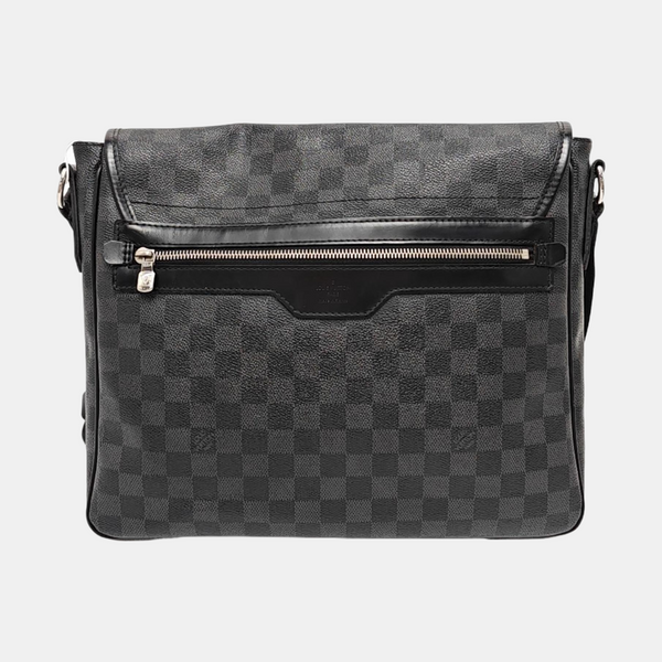 DANIEL Damier Graphite Coated Canvas Gray