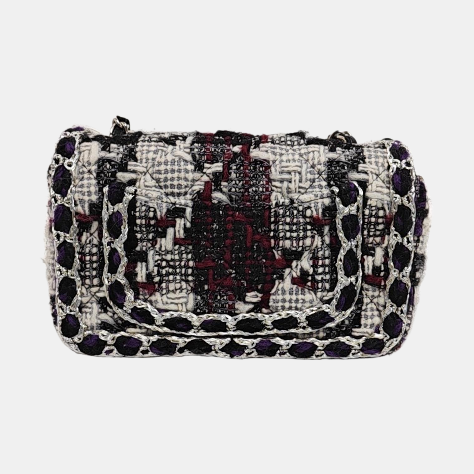CLASSIC FLAP Mini Quilted Wool Multicolor