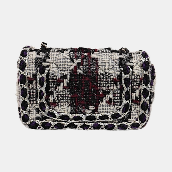 CLASSIC FLAP Mini Quilted Wool Multicolor