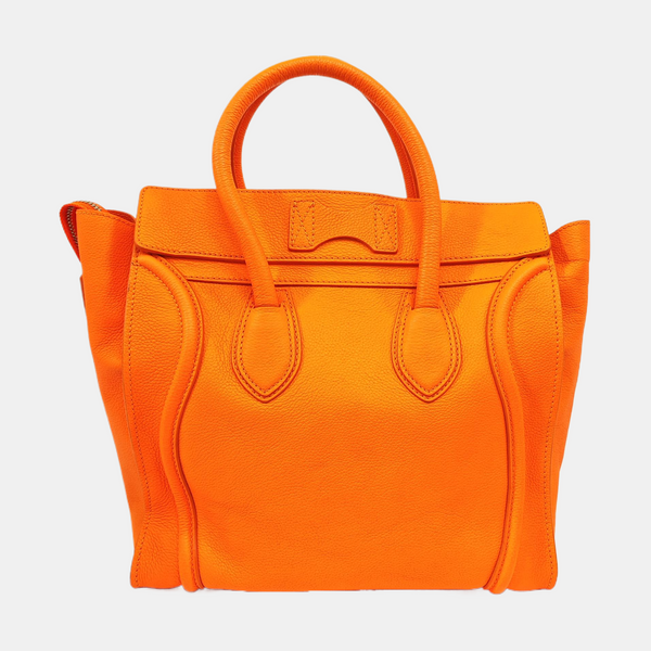 LUGGAGE Mini Calfskin Orange