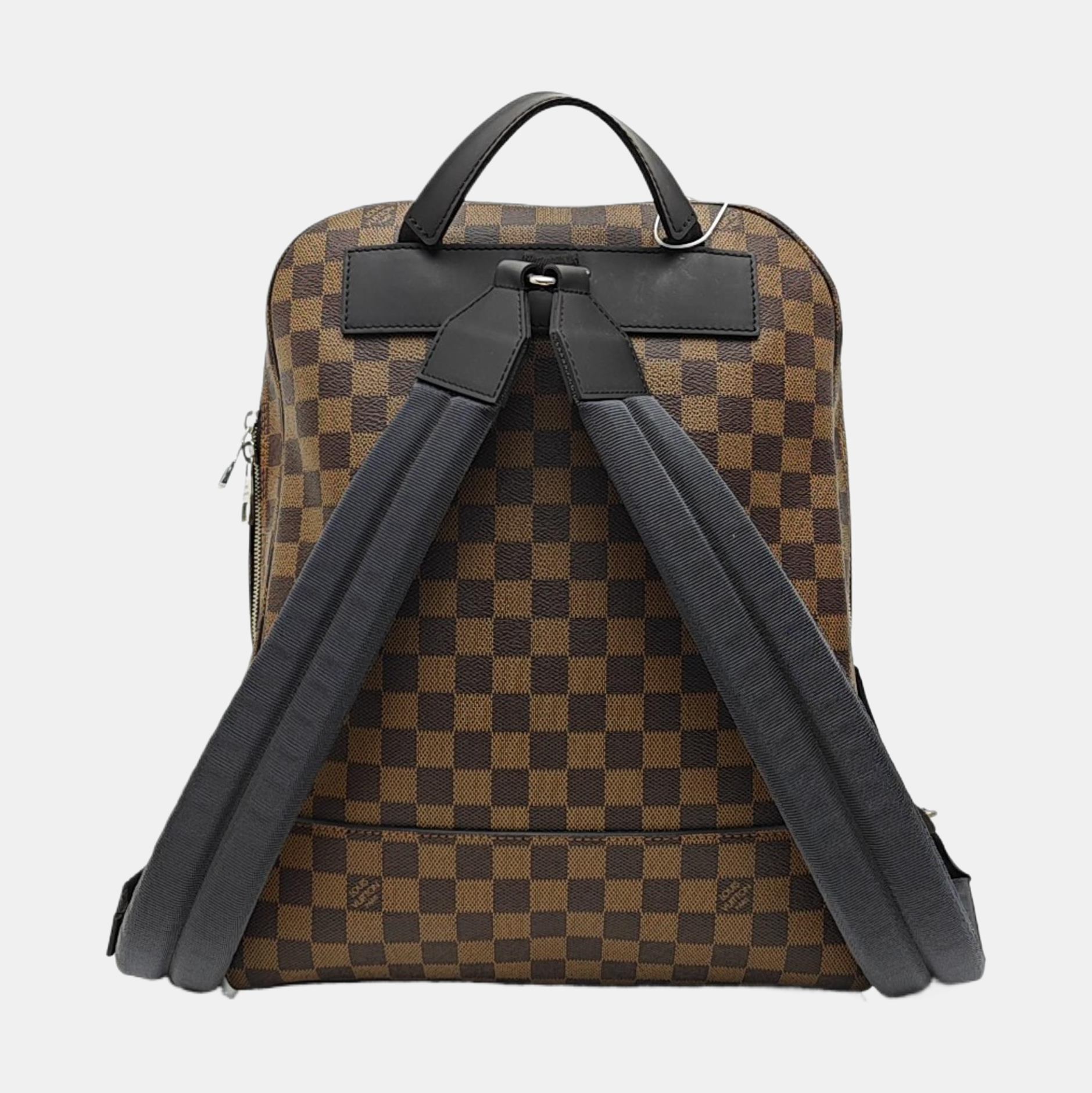 JAKE Damier Ebene Coated Canvas Brown