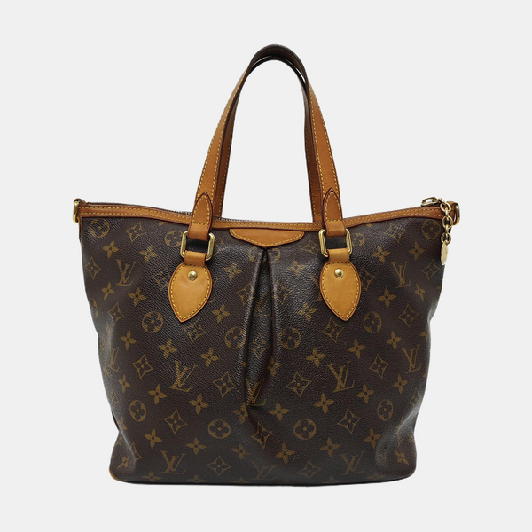 PALERMO PM Monogram Coated Canvas Brown