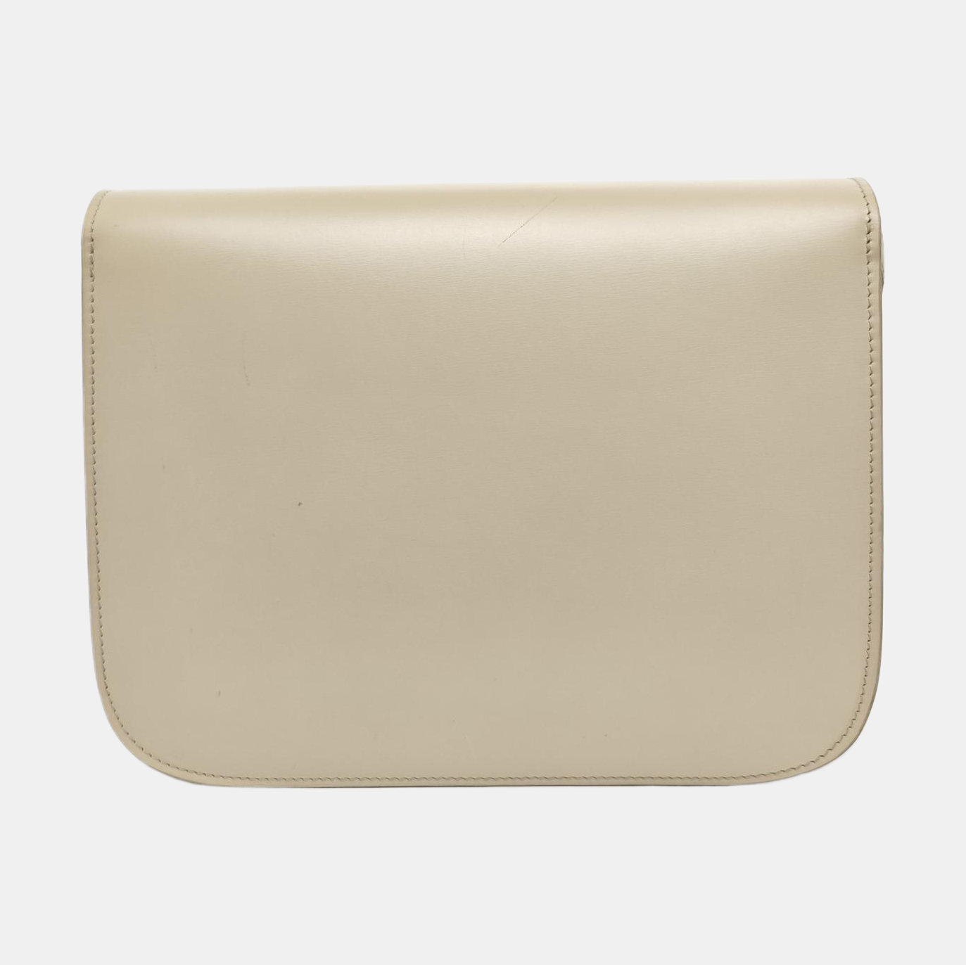 CLASSIC BOX Medium Calfskin Beige
