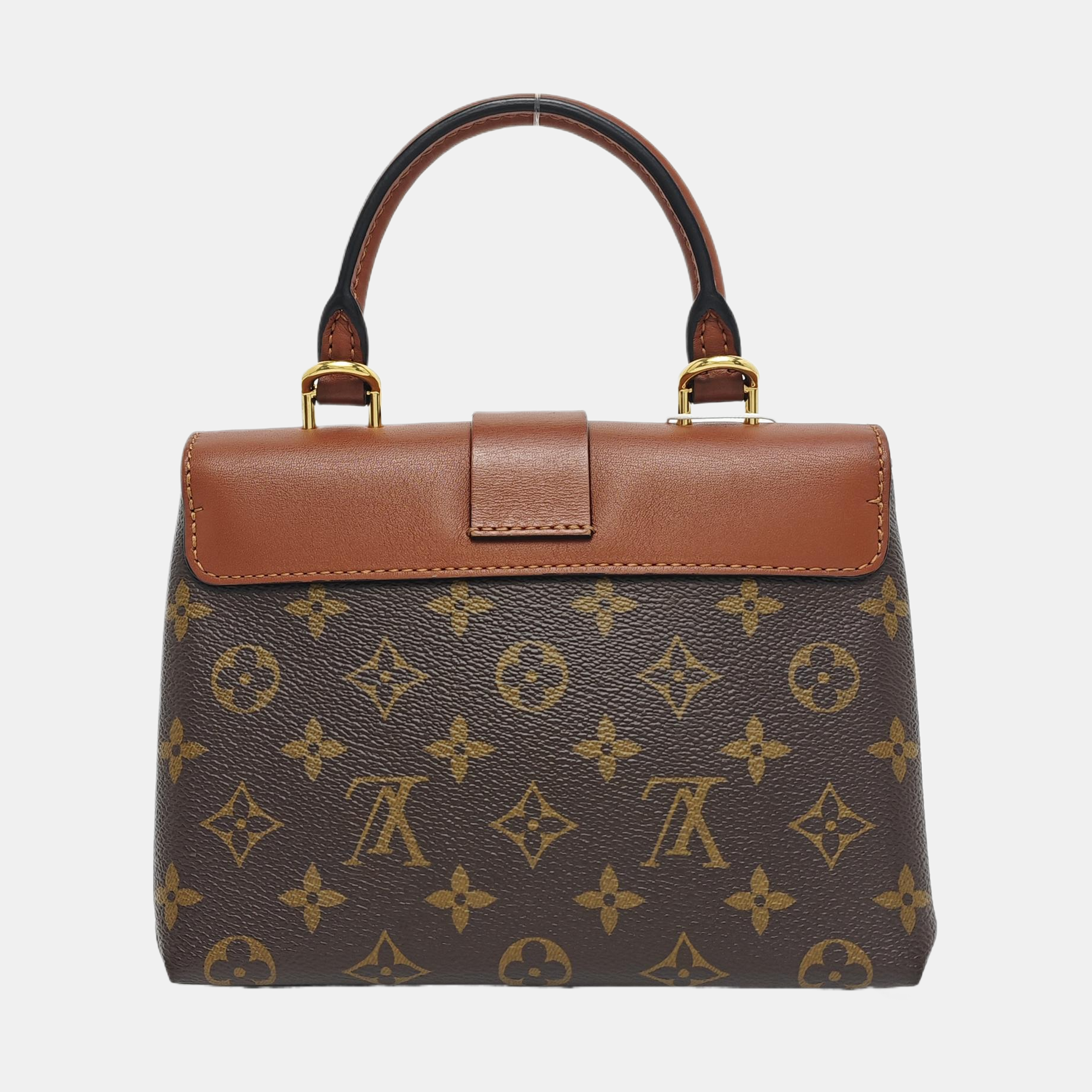 LOCKY BB Monogram Coated Canvas Brown