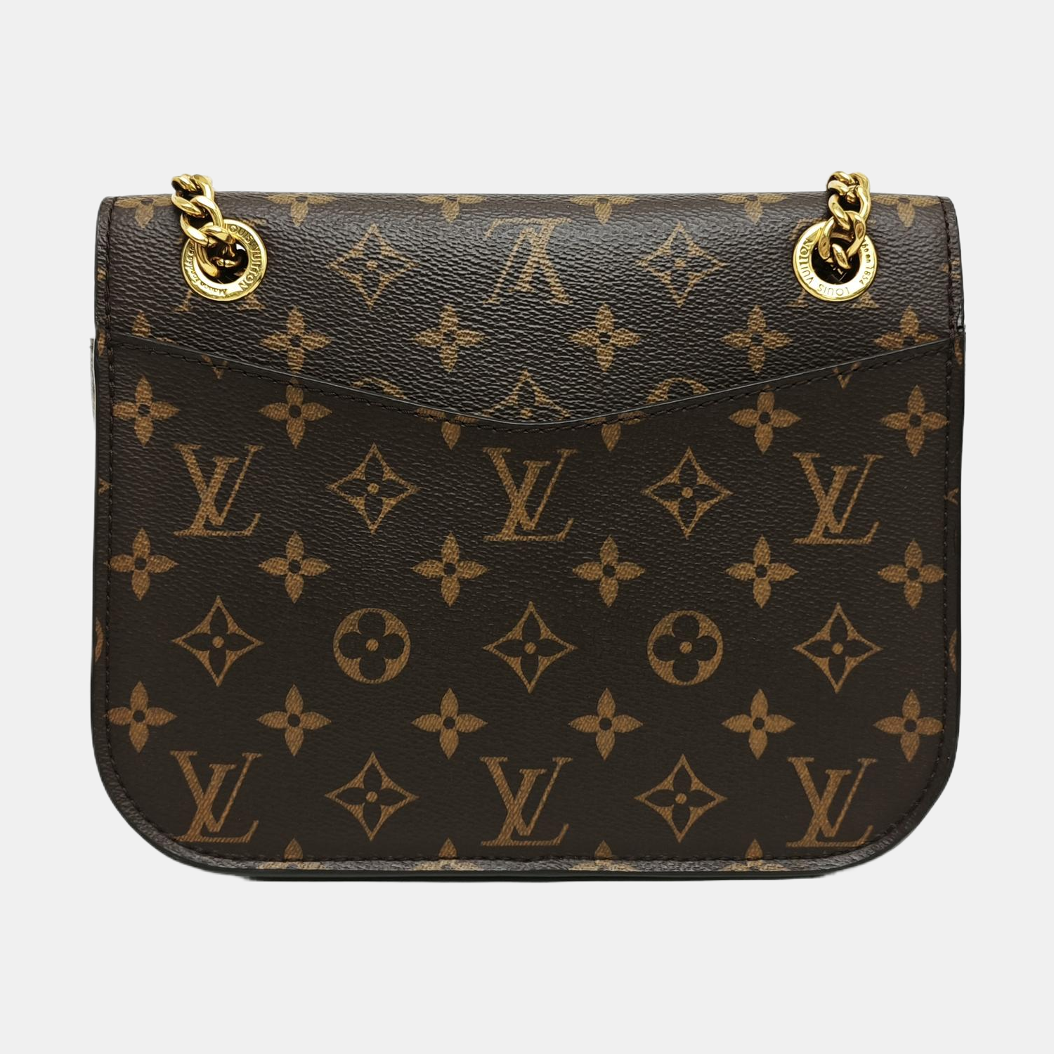 PASSY Monogram Coated Canvas Brown