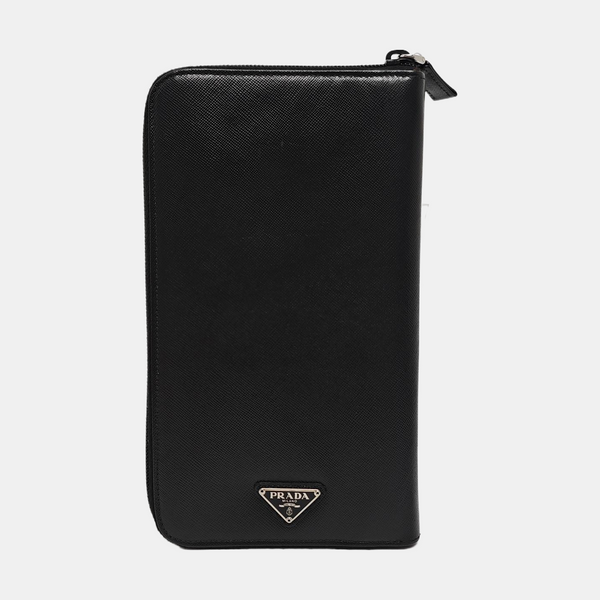Saffiano Calfskin Wallet Black