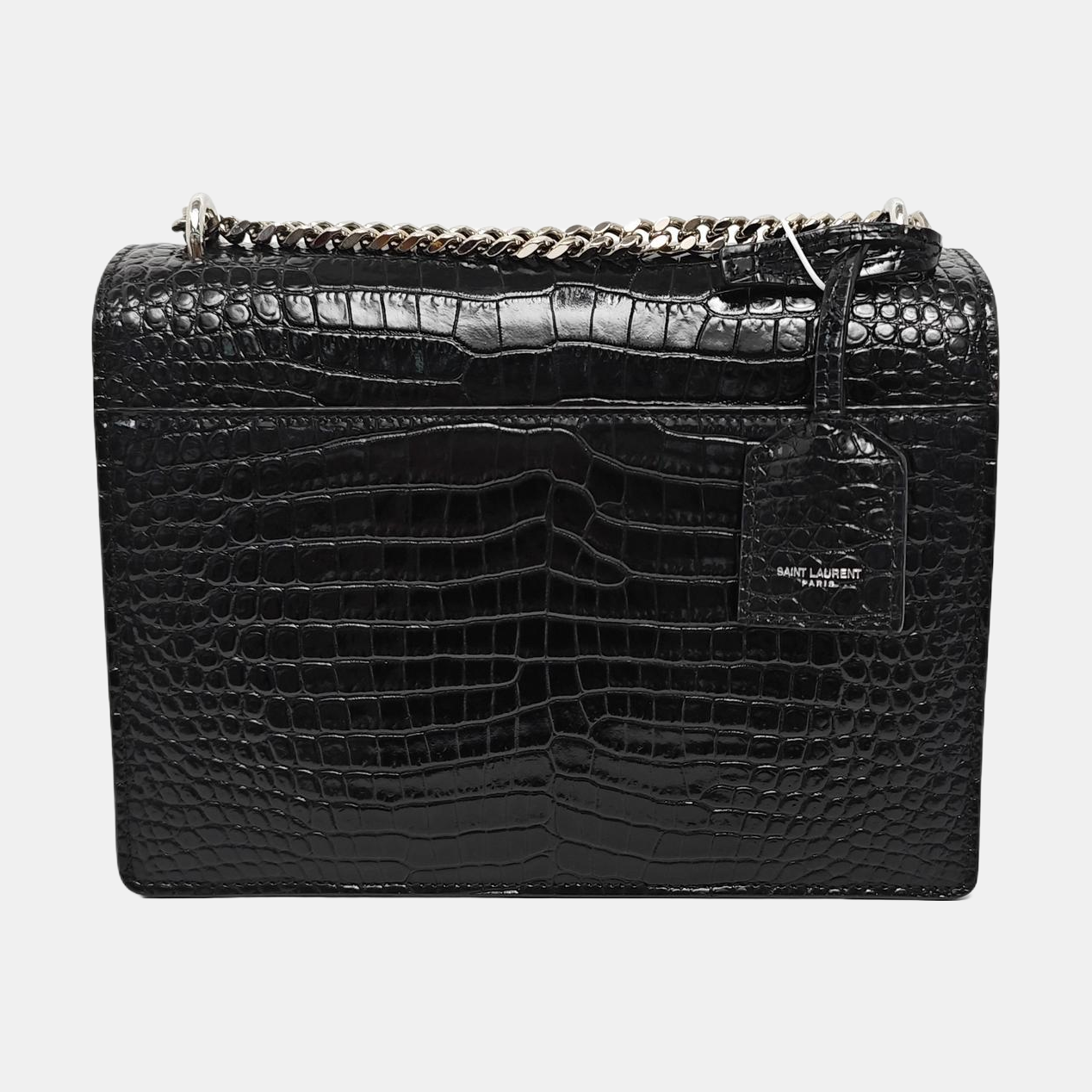 SUNSET Medium Calfskin Black