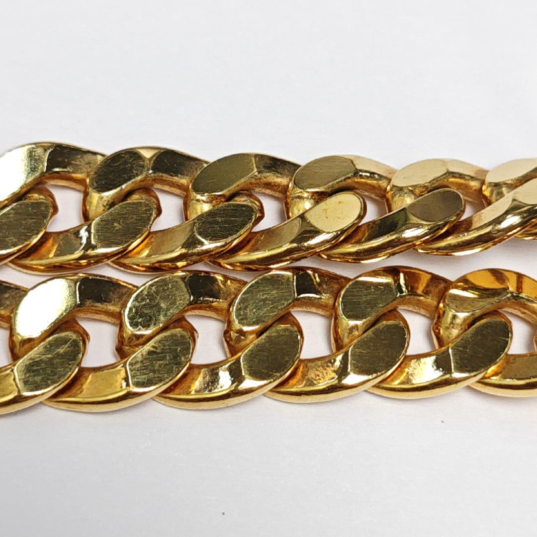 CD Icon Metal Gold Necklace