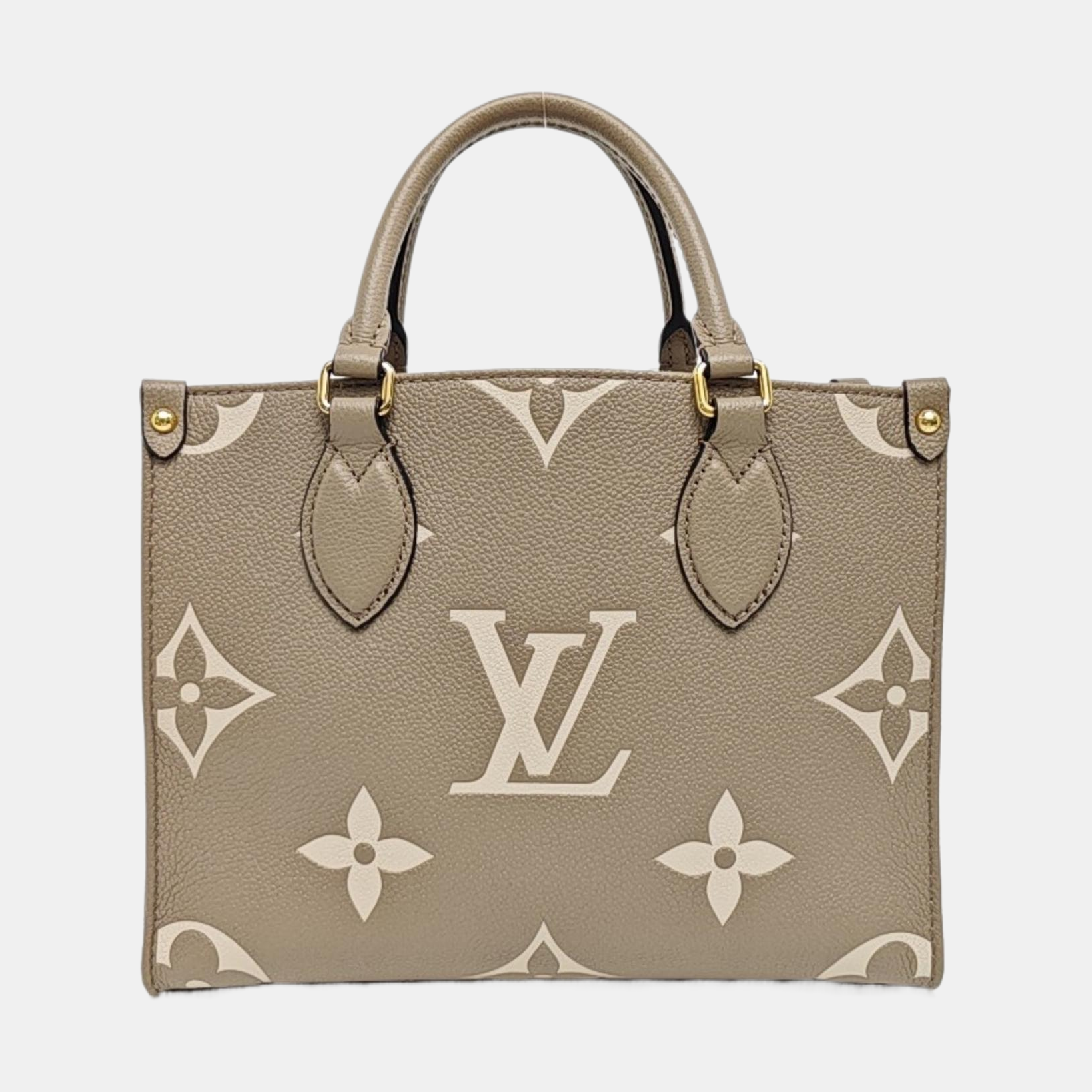 ONTHEGO PM Monogram Calfskin Gray