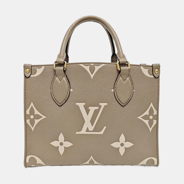 ONTHEGO PM Monogram Calfskin Gray