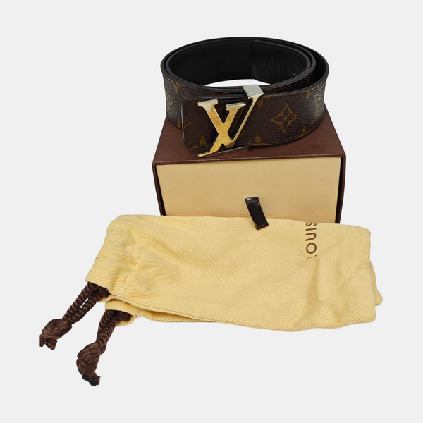 Coated Canvas Belt Brown