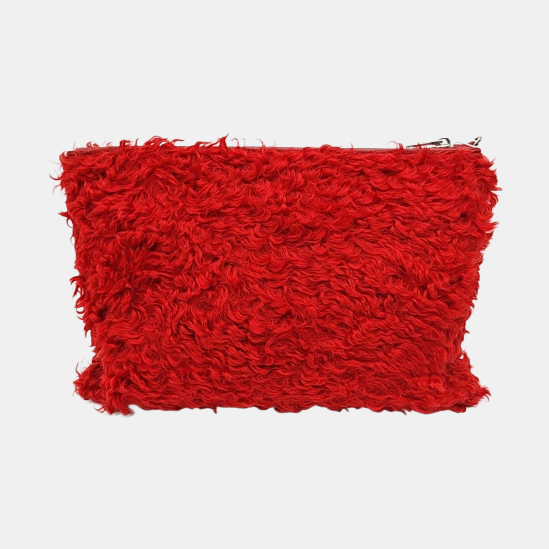 Horsehair Clutch Red