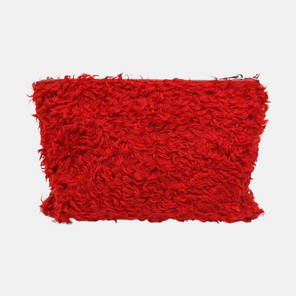 Horsehair Clutch Red