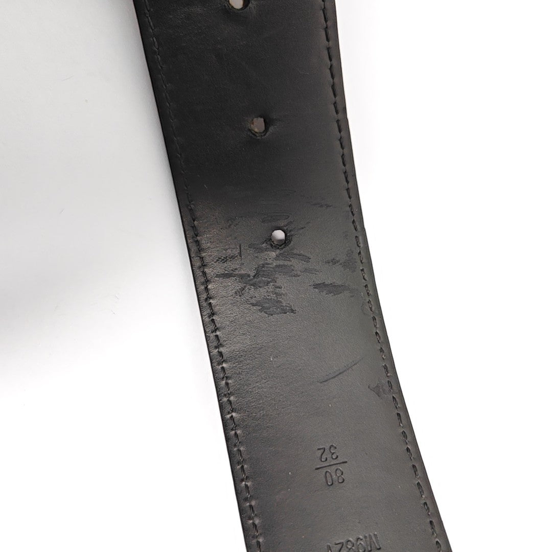 Coated Canvas Belt Brown