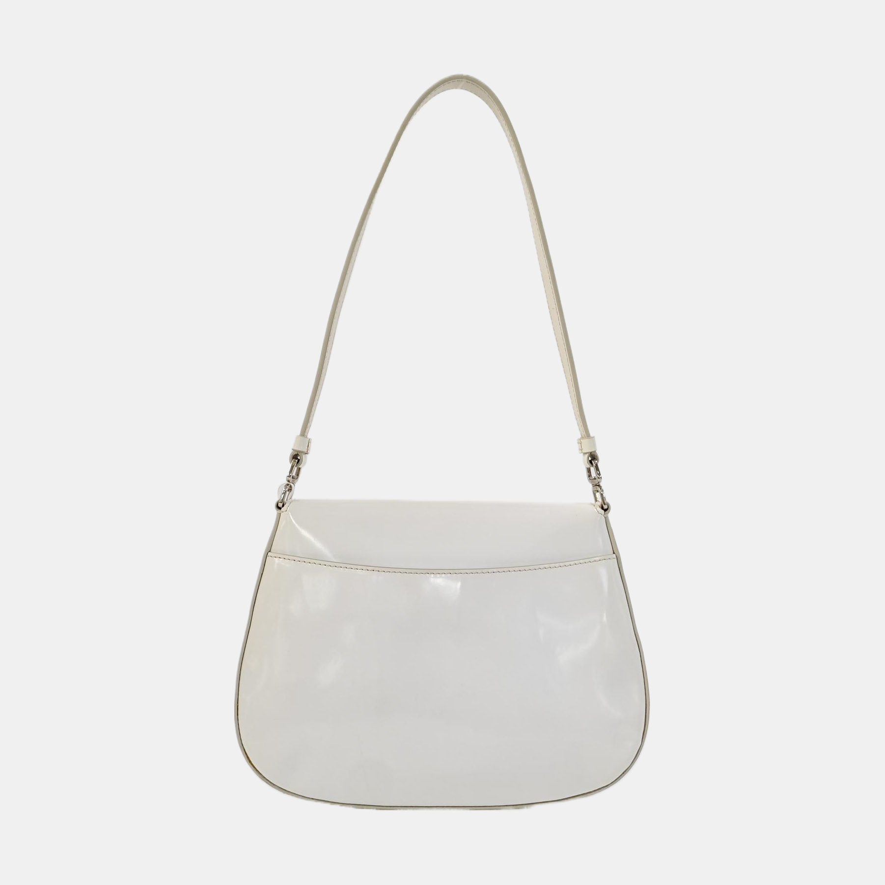 Cleo Saffiano Calfskin White