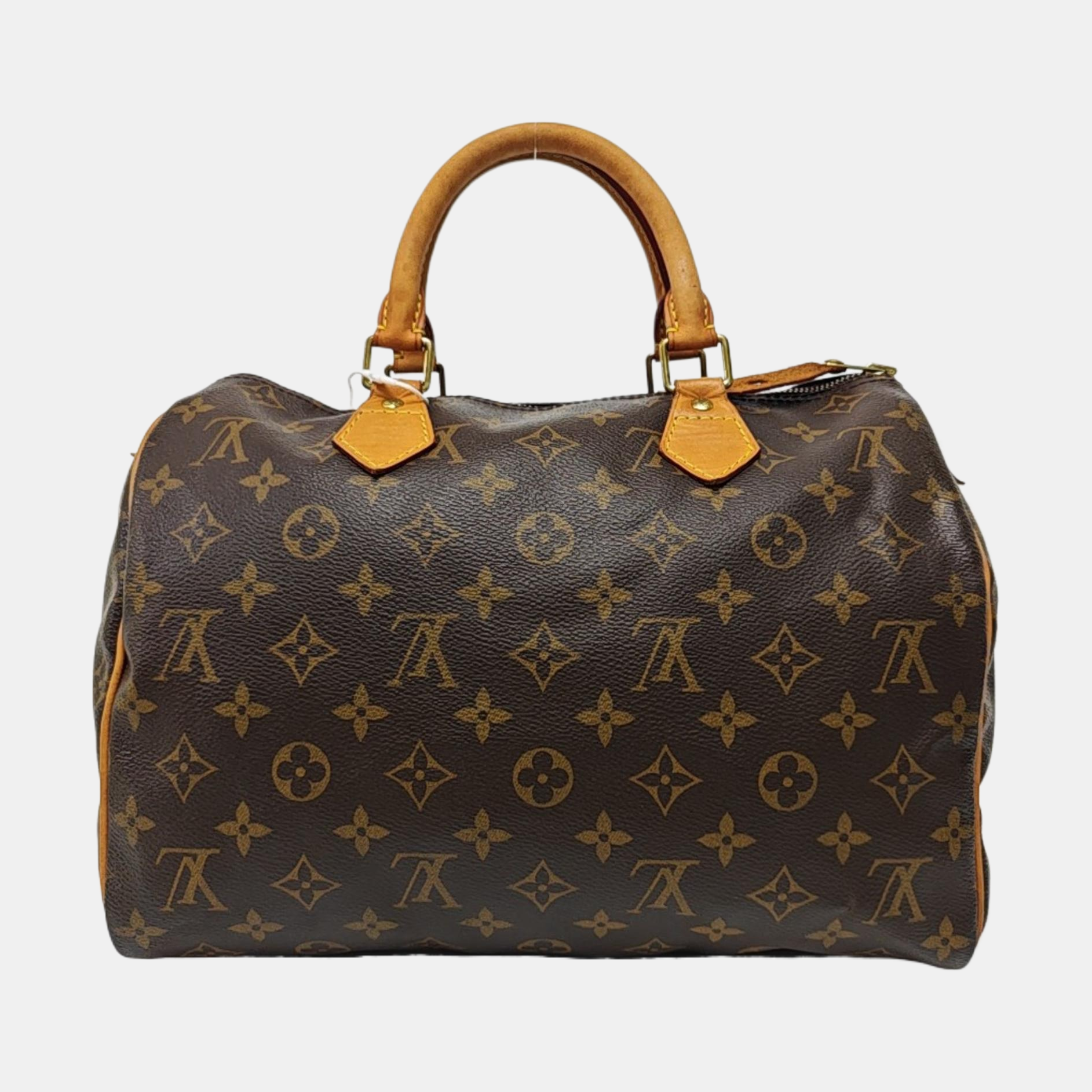 SPEEDY 30 Monogram Coated Canvas Brown