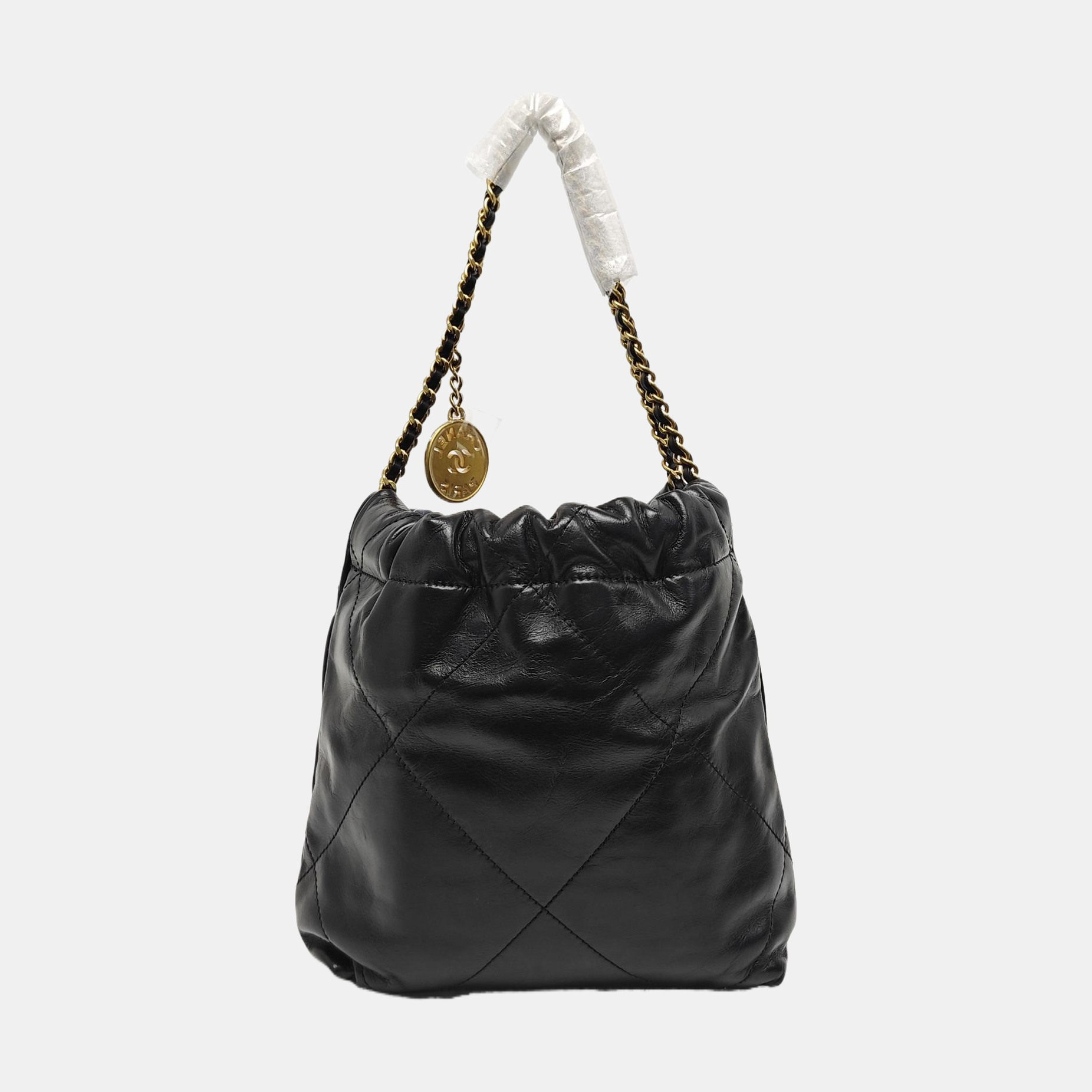 CHANEL 22 Mini Quilted Calfskin Black