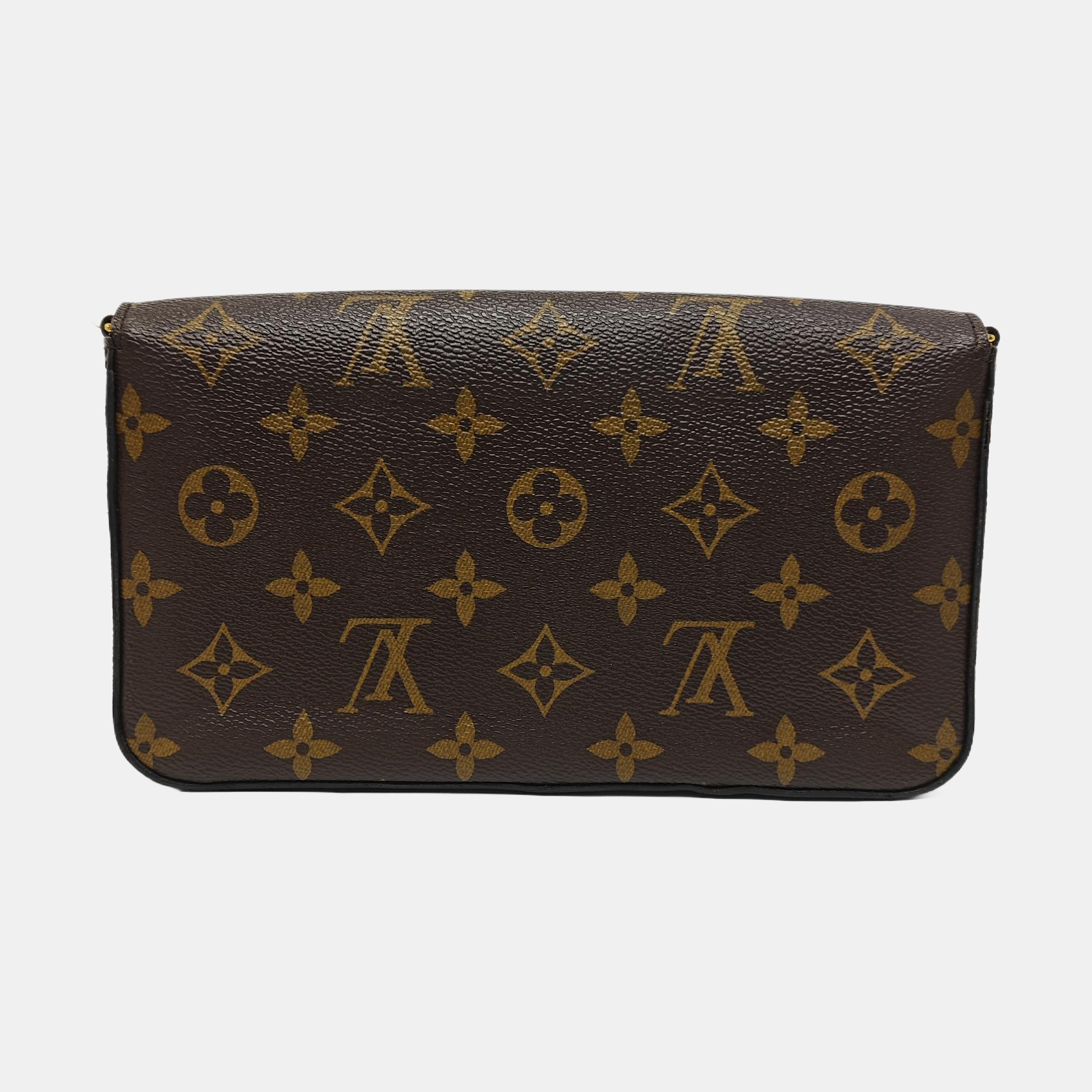 FÉLICIE Monogram Coated Canvas Brown