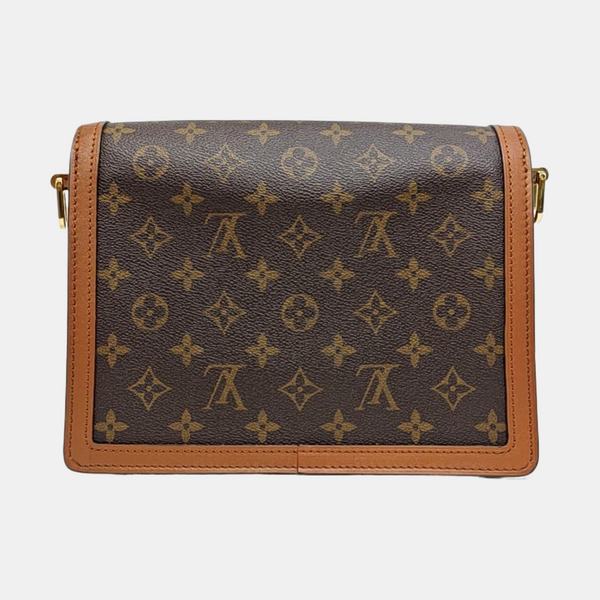 DAUPHINE MM Monogram Coated Canvas Brown